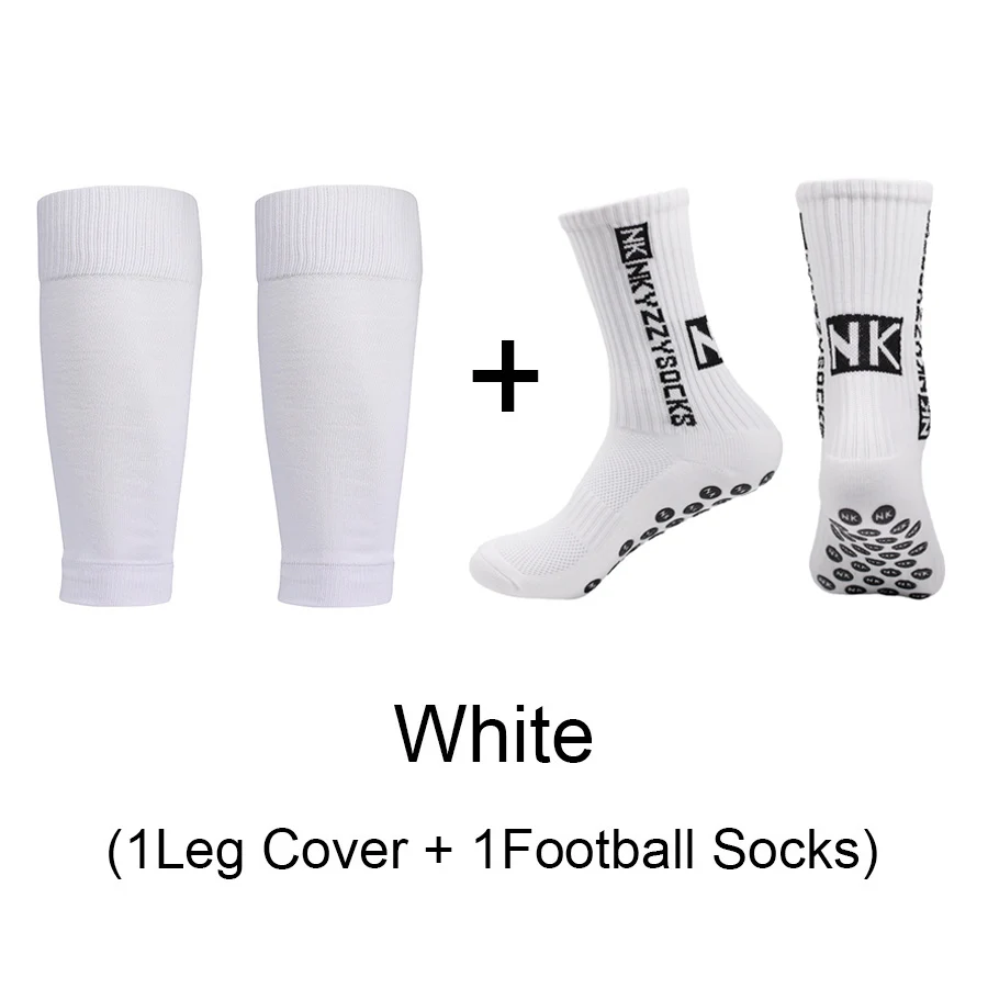 

2 пары противоскользящих футбольных носков и спортивных рукавов для мужчин и женщин, дышащие спортивные носки для фитнеса, футбола, тенниса, баскетбола