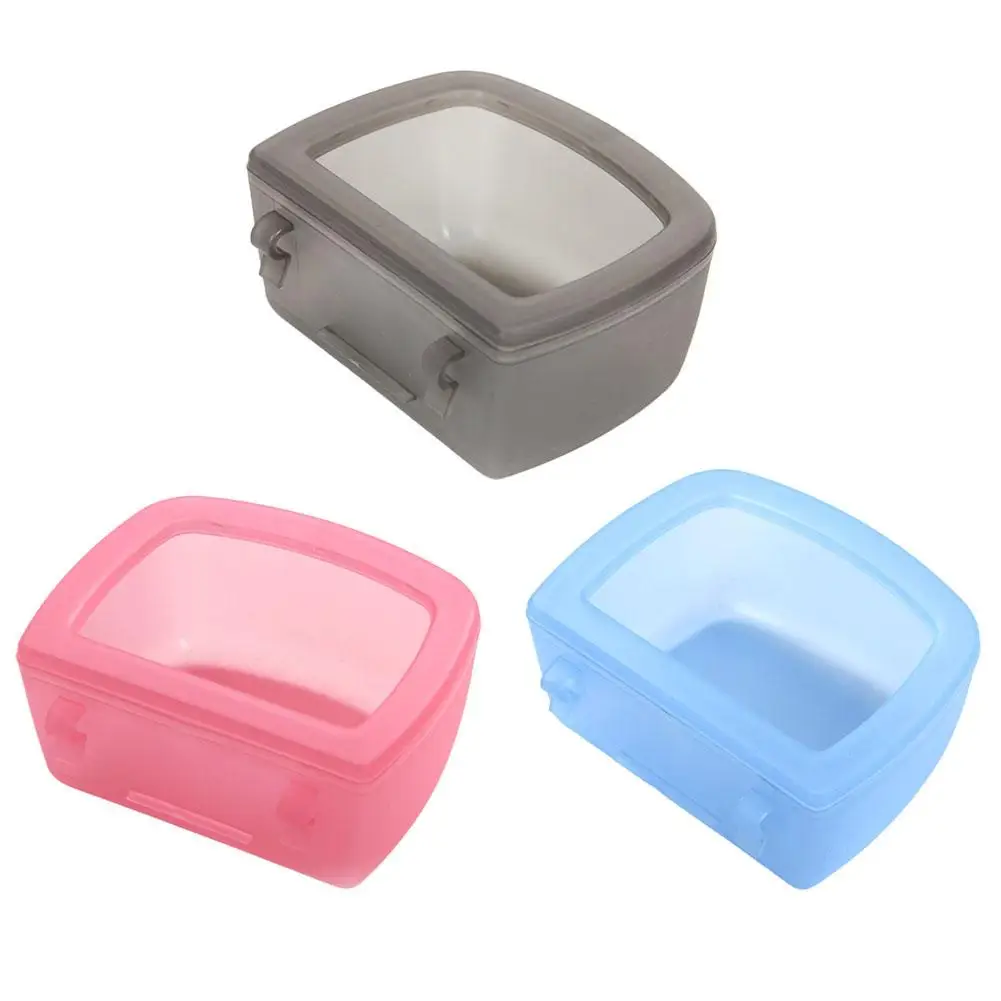 Pet Kennel Cage Bowls Hanging Crate Bowl Spill Proof Plastic Water Feeder Dish for Carrier Wire Cages Dog Cat Food Container view 5