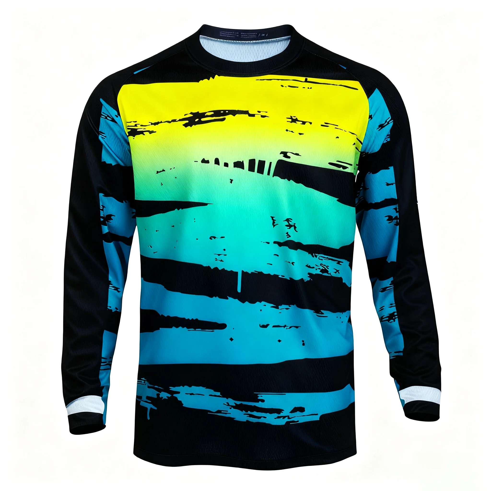 

Модная одежда для рыбалки с 3D принтом, красочный стиль граффити, дышащая и солнцезащитная, необходимая для любителей рыбалки