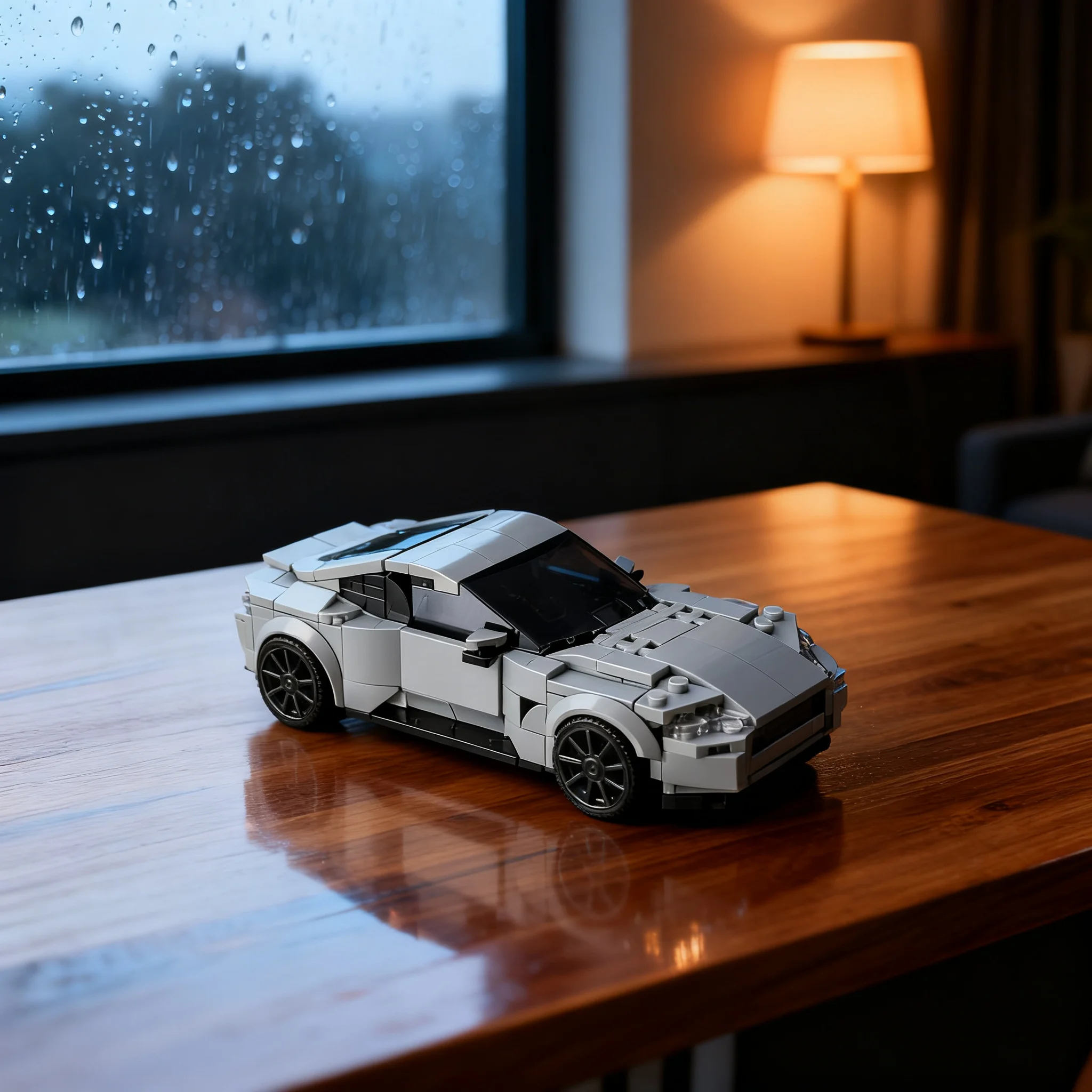 676pcs MOC Spectre Car Chase Duo City Champions Model Building Blocks Christmas Gift Toys DIY Craft Collection Brick 3D Art