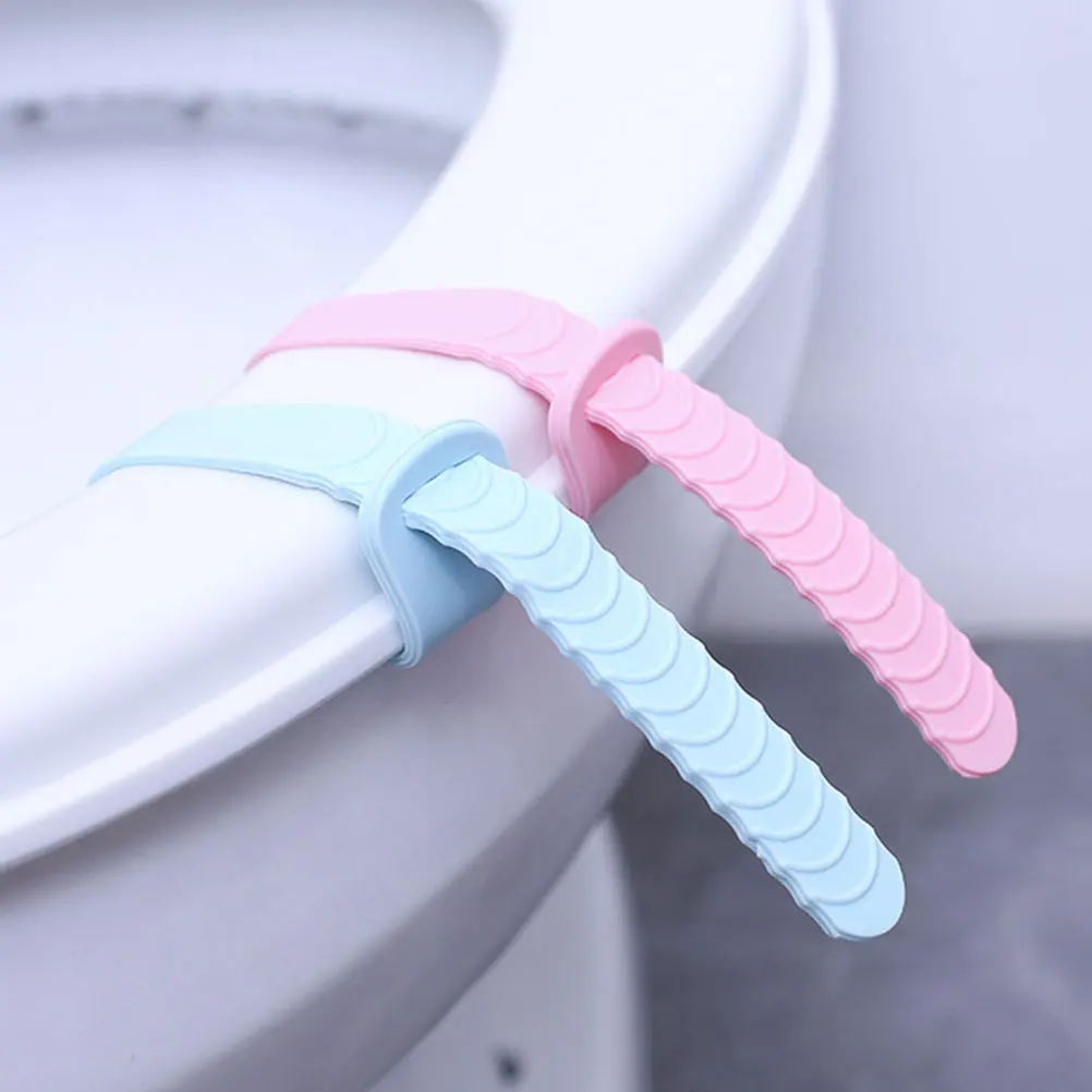 

8 Pcs Toilet Lid Lifter Avoid Touching Seat Utensils Kids-friendly Cover Use Elderly-friendly