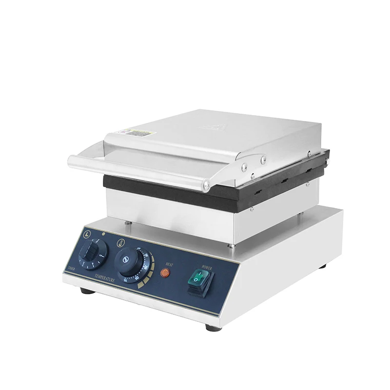 Komersial 6 Buah Pembuat Waffle Pembuat Waffle Besi Anti-lengket Kue Besi Piring Kue Oven Lolly Tongkat Mesin Waffle