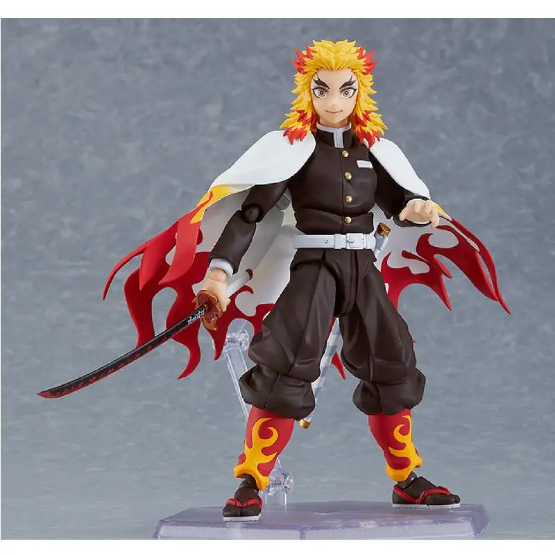 Presale Rengoku Kyoujurou Anime Character Rengoku Kyoujurou Jewelry Model Statue Pvc Action Doll 15.5cm Decorative Gift Toy