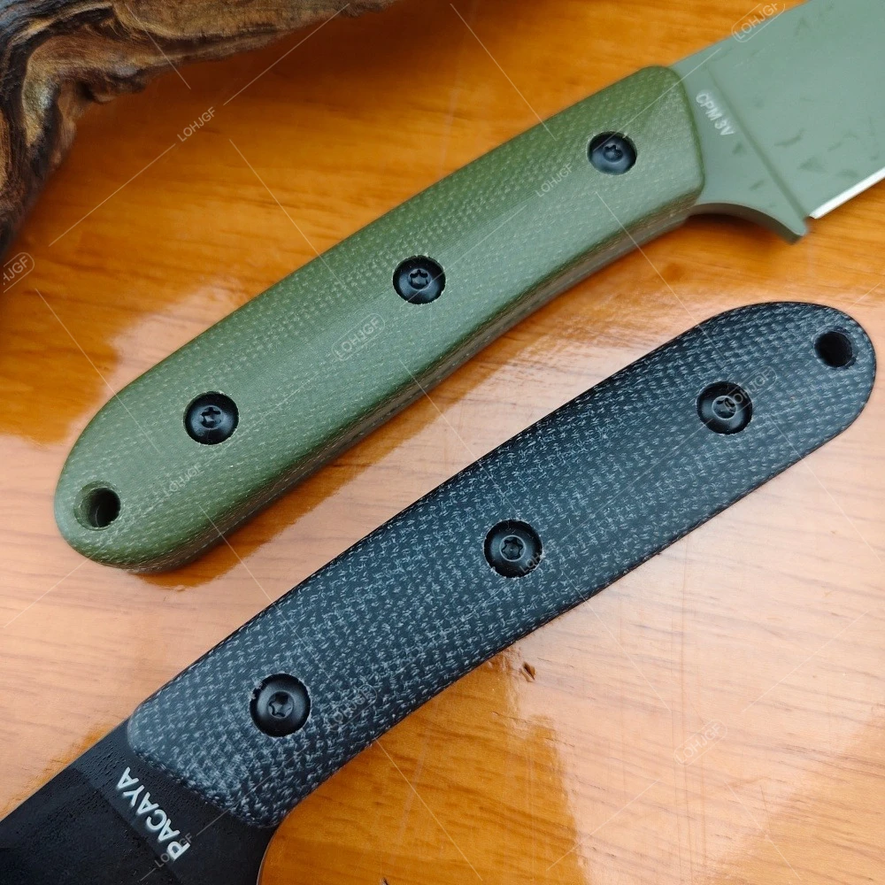 Cuchillo Recto de Acero Inoxid - Camping Cooking Knife With Sheath reseña y precio