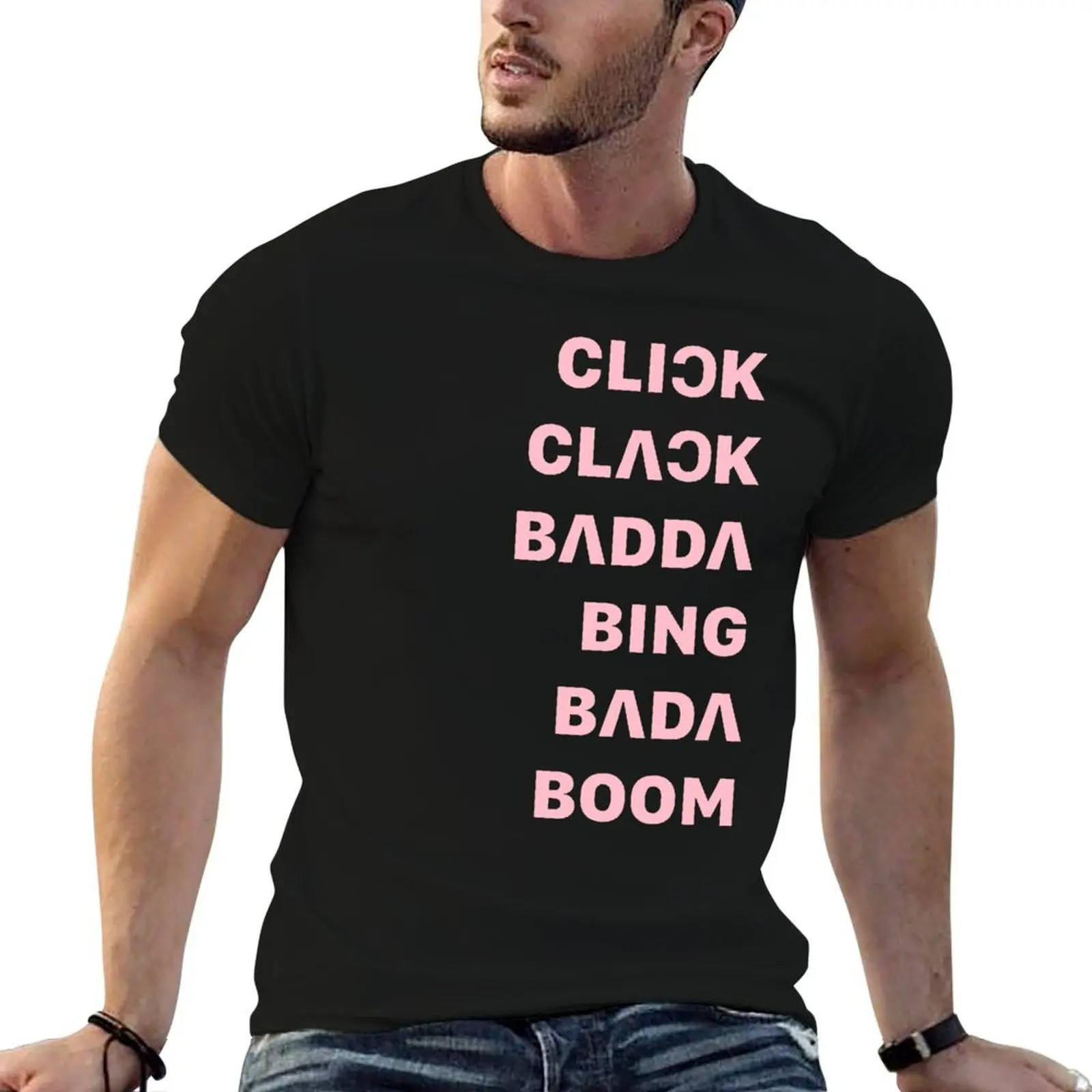 

Click Clack T-Shirt men t shirt cotton 100% t shirts for man slim fit t shirts for man cotton funny T-Shirt