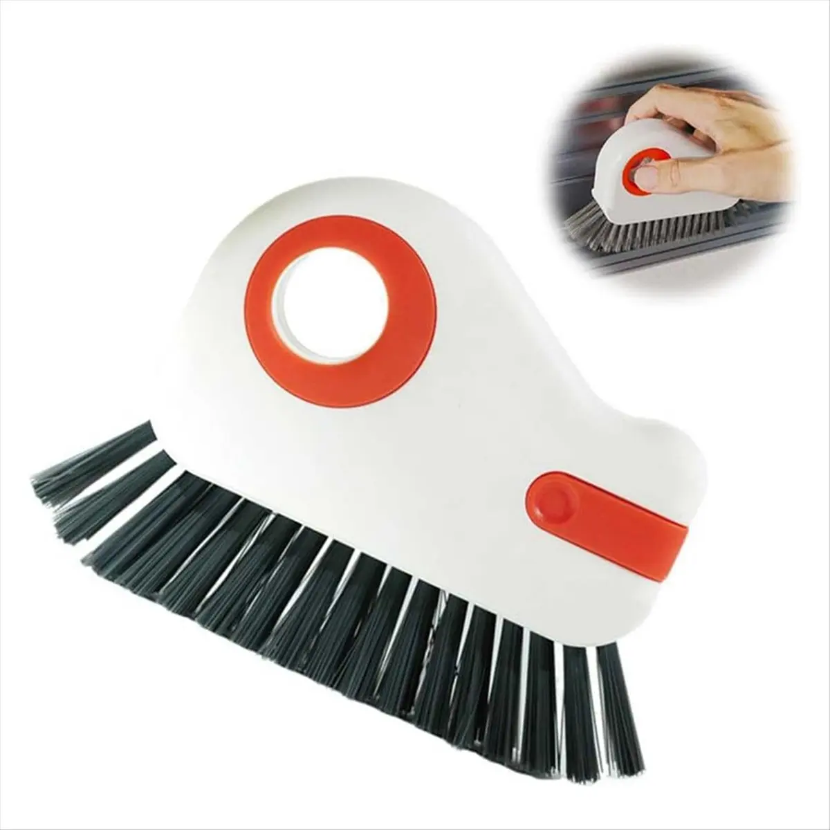 N14R Top Two-in-One Cleaning Window Gaps Cleaner Household Cleaning Tools Cleaning Window Grooves Grooves and Corners Brush