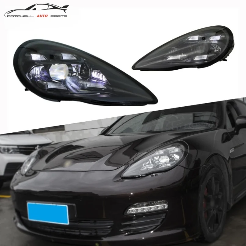 Ulepszenie 2013 2010 2011 970 do Porsche Panamera 970.1 Reflektory LED Najnowszy Design Pdls Matrix Led do Samochodów z 2023 Roku