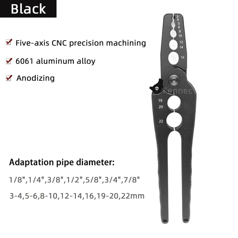 7 IN 1 Copper Tube Rounder Plier Flat Tube Repair Plier Refrigeration Tool Pliers Round Pipe Air Conditioning Repair