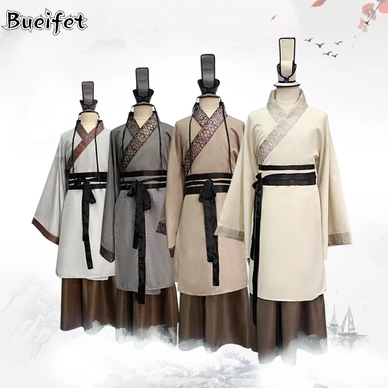 Costume de ministre des Prairies Hanfu pour hommes, imbibé de Tang, vêtements traditionnels chinois vintage, cosplay de carnaval pour adultes