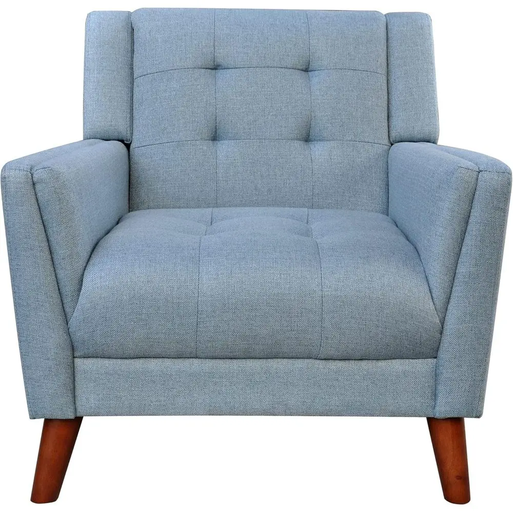 

Кресло Alisa Century ern abric, синее и цвета орехового дерева