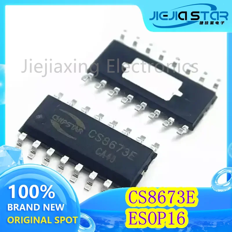 Original and Authentic Audio Power Amplifier IC Chip, CS8673E, CS8673, SMD, SOP-16, 3 Pcs