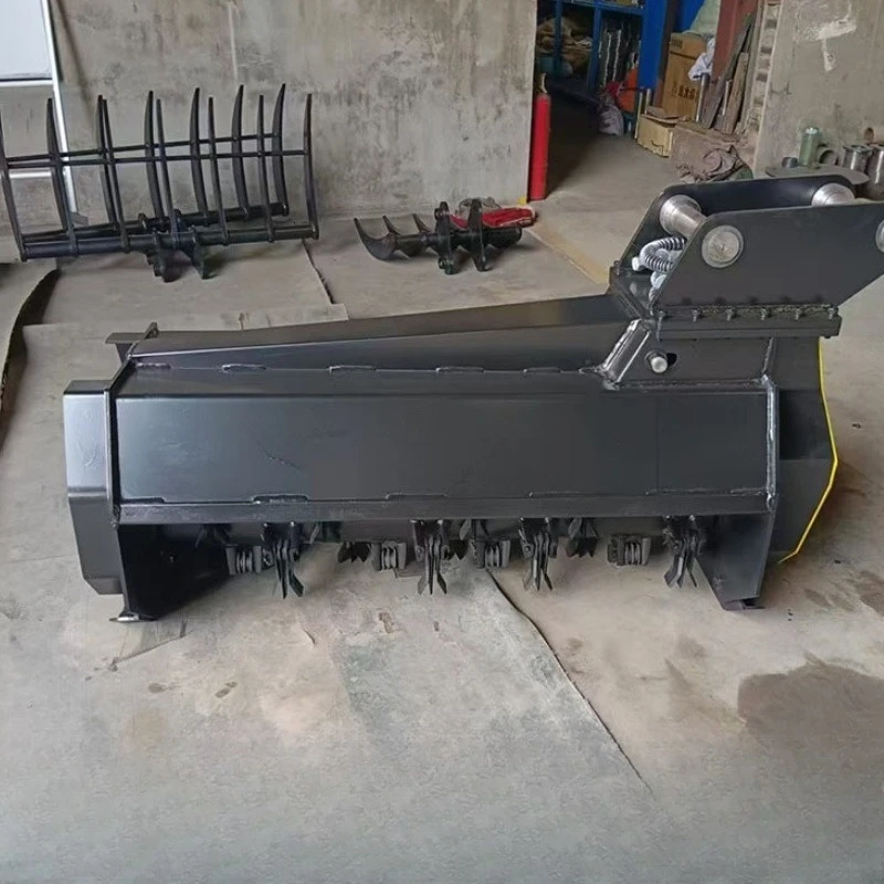 Excavator modified lawn mower, slope cleaning lawn mower