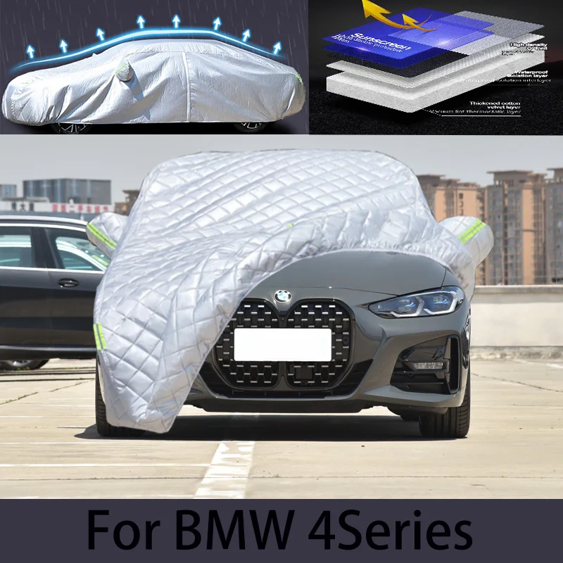 

For BMW 4Series Car hail protection cover Auto rain protection scratch protection paint peeling protection car clothing