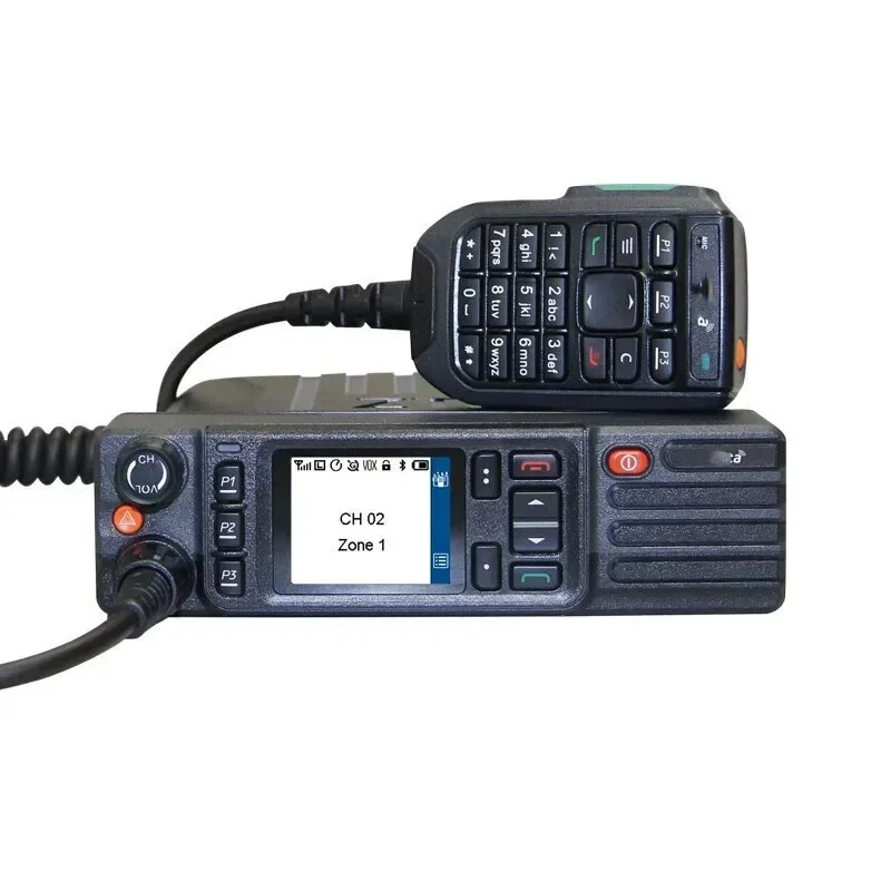 PM790 professional cluster radio VHF UHF car mounted radio 50km long-distance intercom AES256 encrypted IP interconnection