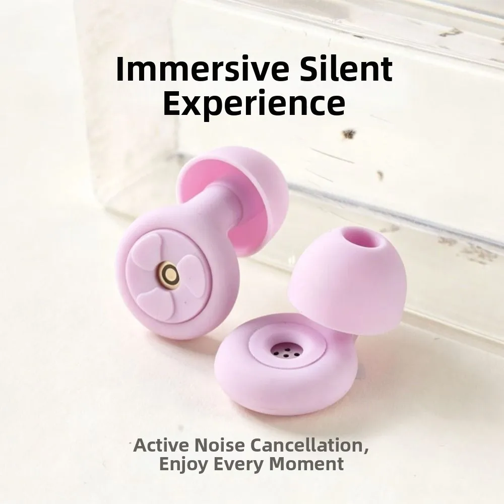 Hot for Sleeping Noise Cancelling Ear Plug Reusable Soft Earplugs Silicone Hearing Protection Sleep and Snoring