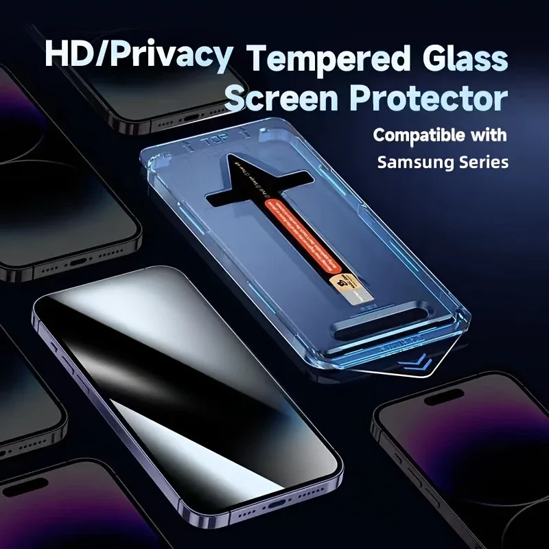 تركيب بنقرة واحدة HD/الخصوصية الزجاج المقسى فيلم ل ممن لهم رينو 15 14 برو شاشة مضادة للبصمة حماية الغبار الحرة عدة مجموعة #6