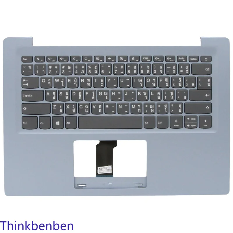 

TH Thai Blue Keyboard Upper Case Palmrest Shell Cover For Lenovo Ideapad S130 14 130s 14 14IGM 120s 14 14IAP Winbook 5CB0P23787