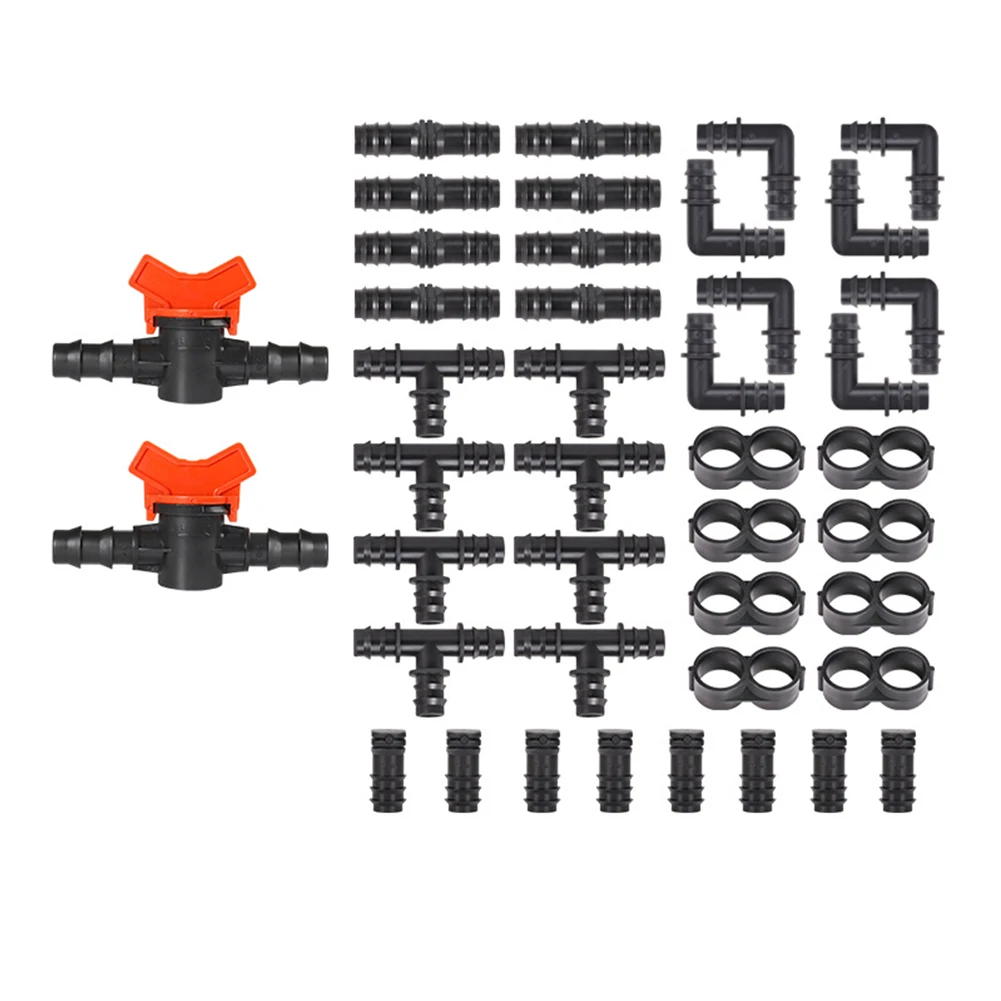 

Irrigation Fittings Set Drip Irrigation Kit For Dust Removal 42 Or 52 Pieces Environmentally Friendly Materials