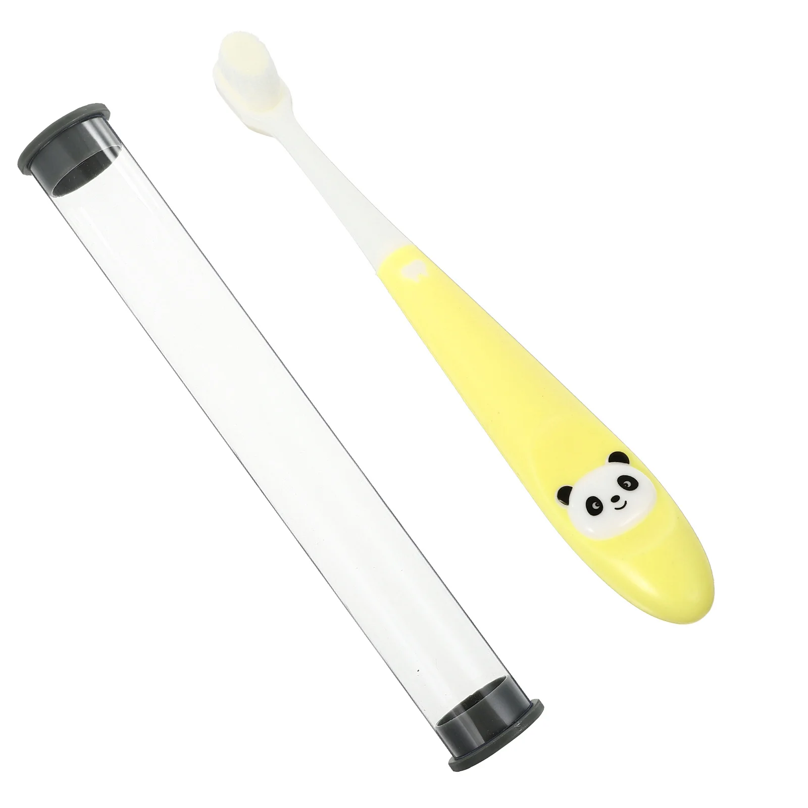 1 قطعة فرشاة الأسنان اليدوية شعيرات ناعمة مقبض غير قابل للانزلاق مناسبة لتنظيف الأسنان أداة العناية بالفم مع التخزين #1