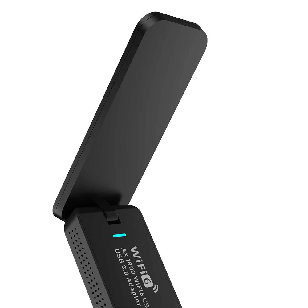 1 Stück Wi-Fi 6 Adapter 2,4g & 5g Ax1800 Hochleistungs-WLAN-Netzwerk karte 8832bu 1800m WLAN 6 USB-Adapter USB 3,0 für Win10/11 Uax02