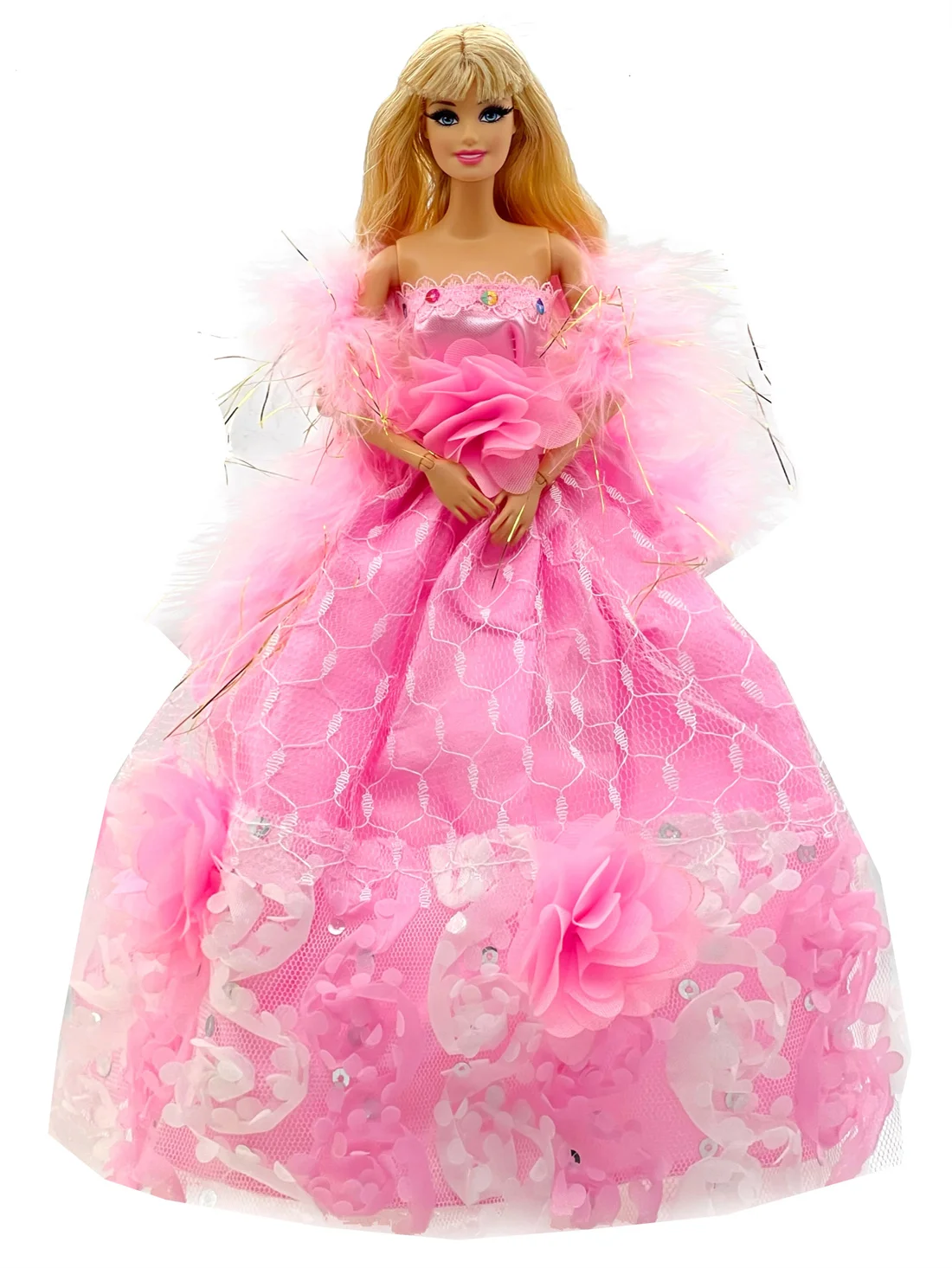 1 Set Puppenzubehör Prinzessin Puppenkleid + Puppenschuhe für 11,5 Zoll 30 cm Puppenkinder oder GeburtstagsgeschenkA1 – Detail 16