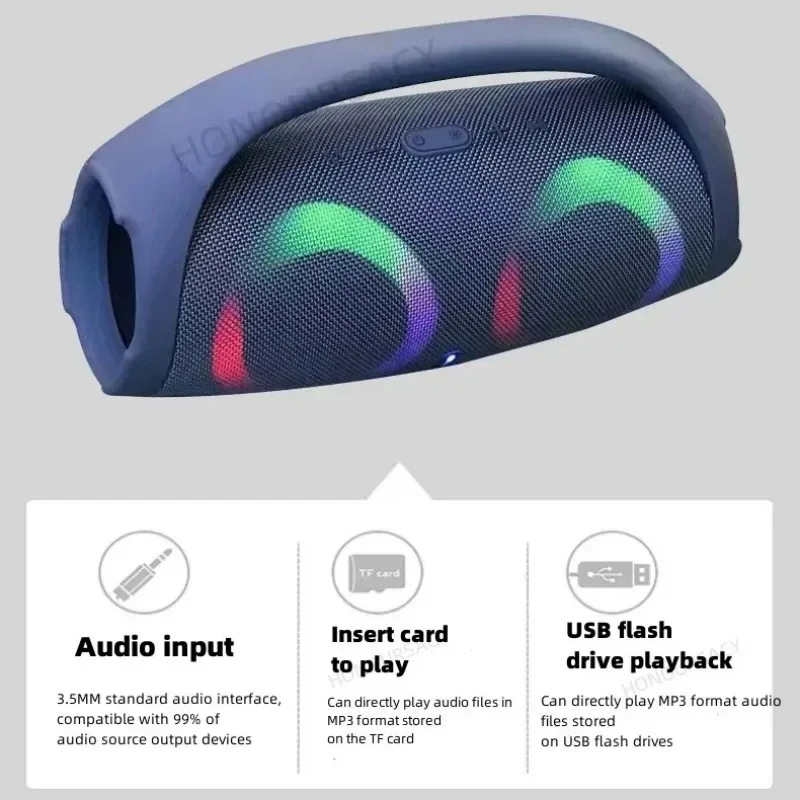 Bluetooth付きミニスピーカーフォン,防水,ipx 5,ワイヤレス,サブウーファー,FM,BOOMS-BOX3世代