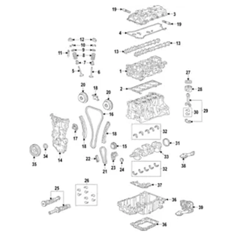 Actionneur de position d'arbre à cames de voiture, pignon de distribution de soupape variable, VVT, milieu 12627115, pièces BUICK CADILLAC CHEVROLET GMC