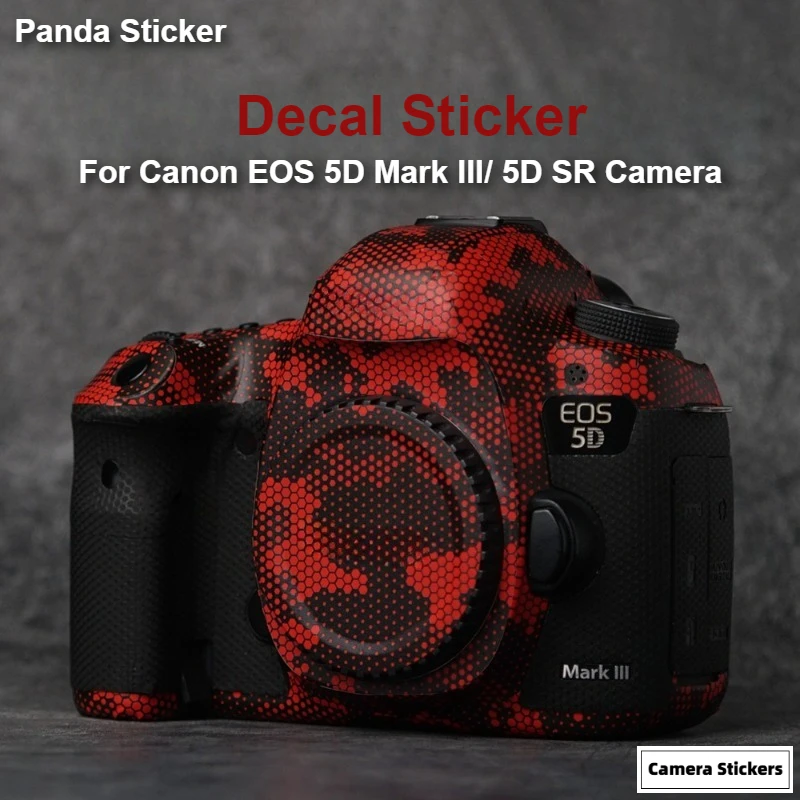 

Для Canon EOS 5D Mark III/5D SR Наклейка для камеры Защитная наклейка на кожу Виниловая пленка Защитная пленка от царапин 5DM3/ 5D SR