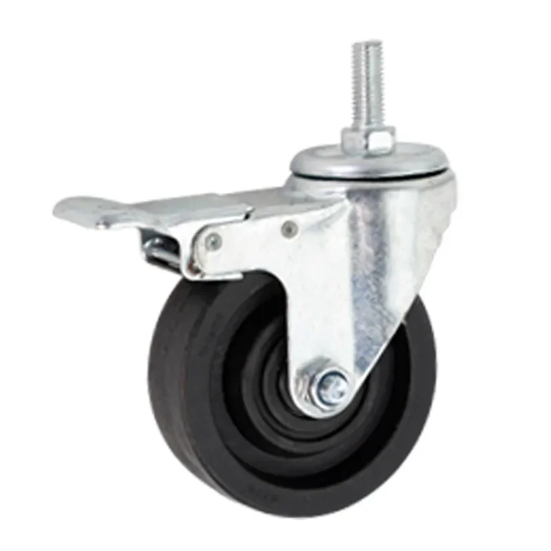 

3inch High Temperature Resistant Top Plate 180° Swivel Caster Wheel Medium Duty Industrial Case Wheels for Enhanced Mobility
