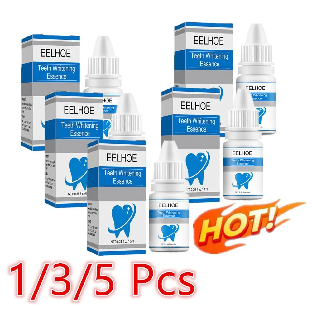 1-5pc Teeth Whitening Essence Remove Against Dental Caries Plaque Stains Serum Fresh Breath Oral Hygiene Dental Tooth Cleaning