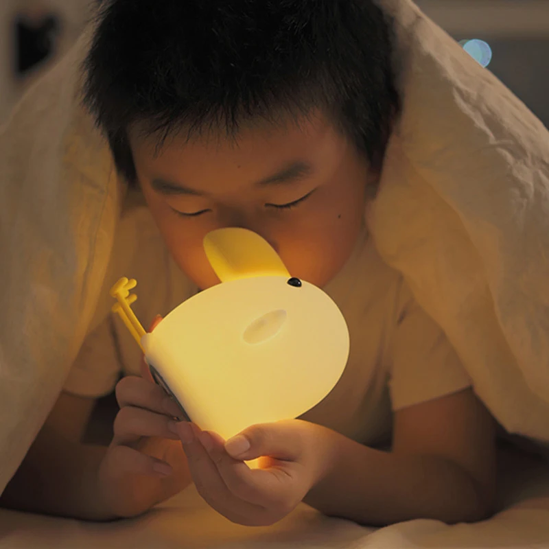 Luce notturna per bambini con uccelli ricaricabili, luce notturna a LED multicolore, cambio colore, Timer da 30 minuti per l'allattamento al seno, la scuola materna