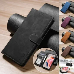 Wallet Magnetic Flip Leather Case For Xiaomi 14T 13T 12T 12 Lite 11T Poco X7 Pro C75 X6 C65 M5s X3 Redmi A4 A2 Plus 14C 13C 12C