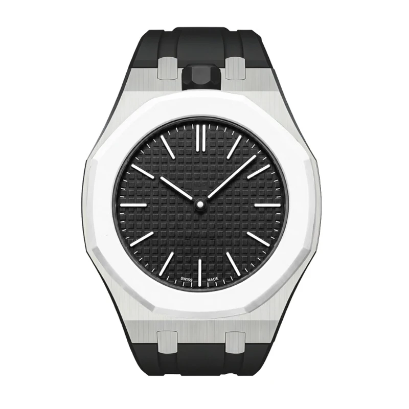 Stainless Steel Metal Case Silicone Strap For Swatch AP Royal POP Pocket Watch Change To Wrist Band 2-in-1 Mod Kit Accessories