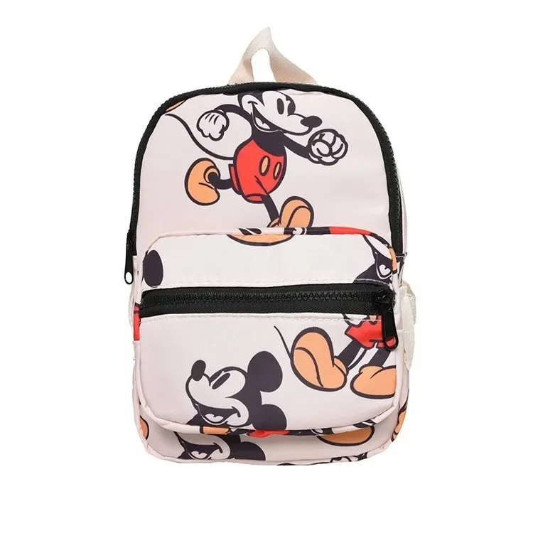 Disney New Fashionable Mickey Mouse Pattern Children's School Bag Cute Mickey Print Lightweight Backpack