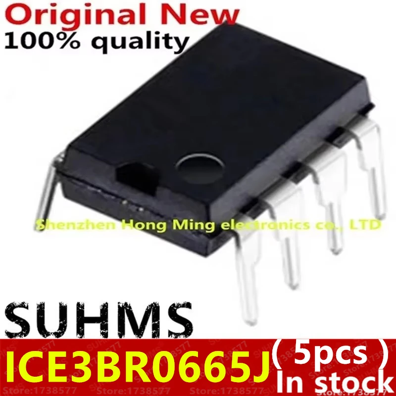 (5piece)100% New ICE3BR0665J ICE38R0665J DIP-8 Chipset