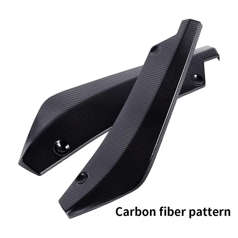 جناح ديكور الزاوية الخلفية من ألياف الكربون ، زاوية خلفية عالمية صغيرة ، قطع غيار لتعديل السيارة #3