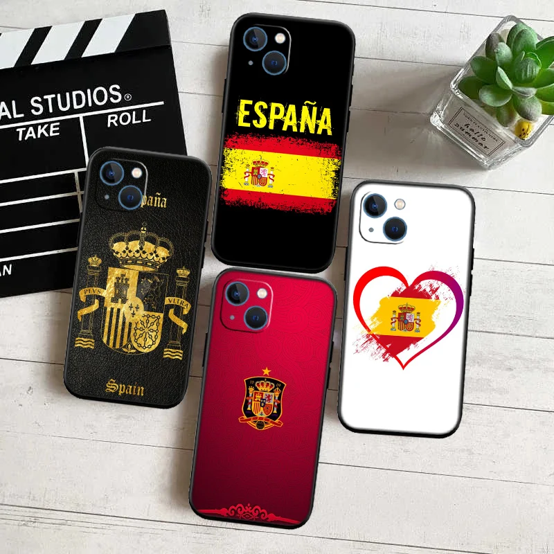 FR81 Spain Flag Phone Case for Samsung Galaxy Note 10 20 S23 S24 S25 Ultra FE Plus Edge Lite A02S A35 A07 A17