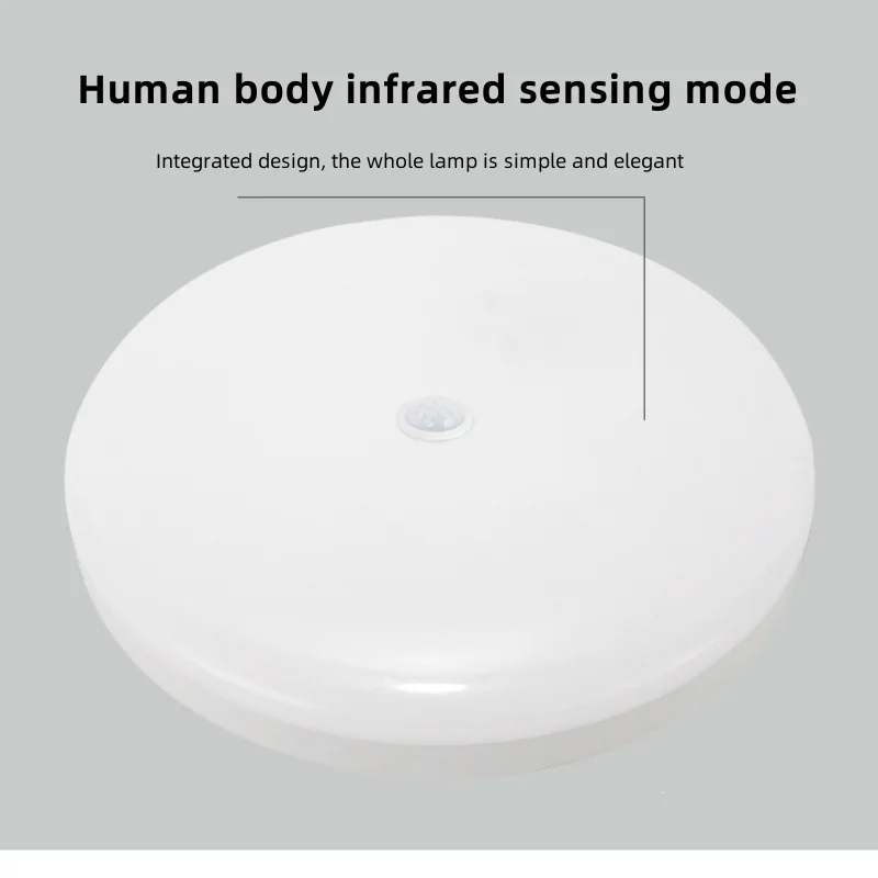 Lámpara de Techo LED con Sensor Infrarrojo para Hogar, Garaje, Ático, Puerta, Pasillo, Escalera, Almacén