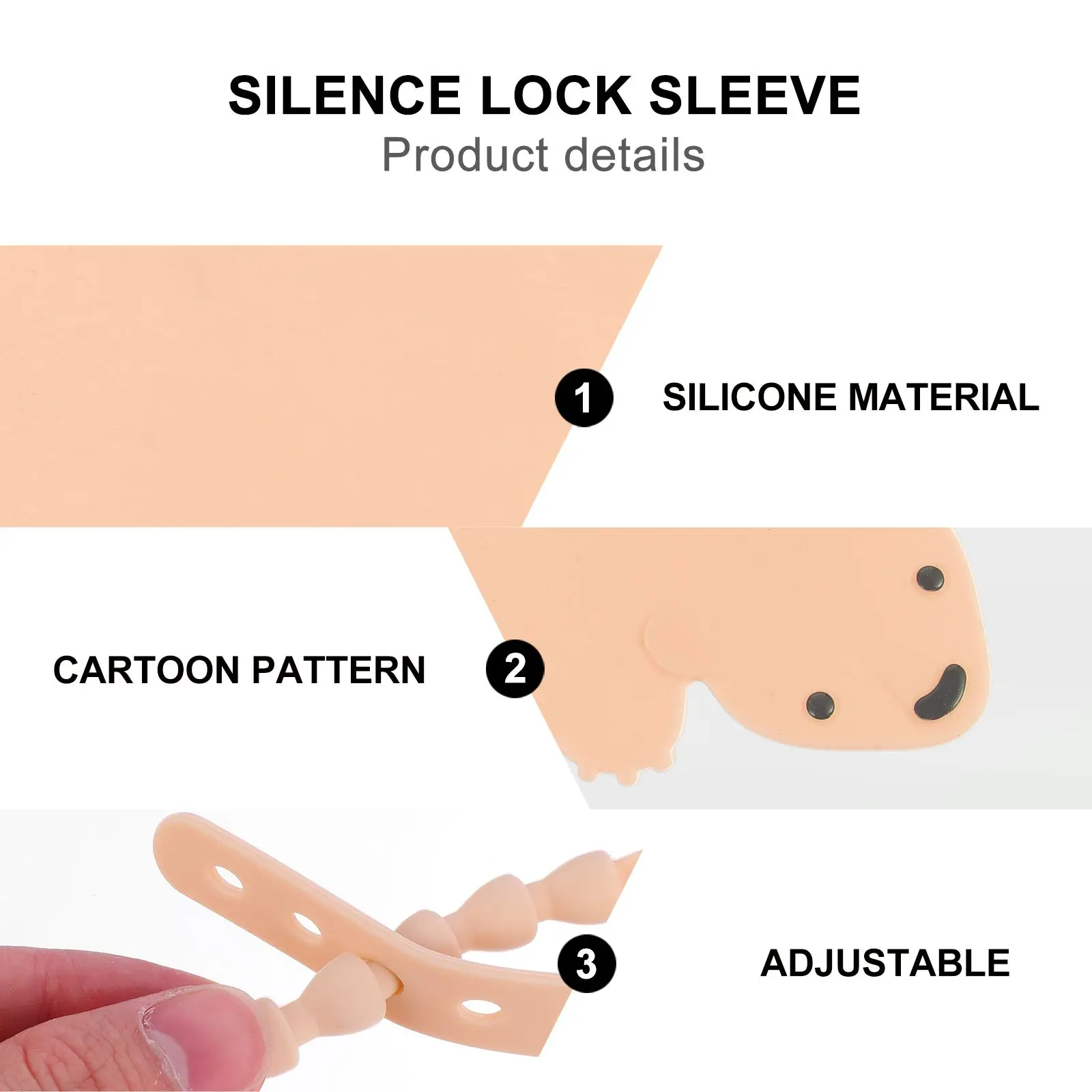 

2Pcs Cartoon Silence Door Lock Sleeve Anti-Collision Protection Soft Durable Door Clip Stopper Prevent Slamming Pet