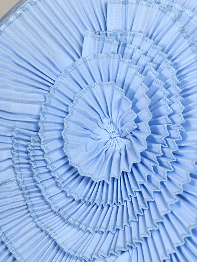 ZMEENNA Camicia abbottonata oversize da donna con design unico sulla spalla con volant a pieghe Manica lunga Vestibilità ampia Elegante ed elegante ZM754