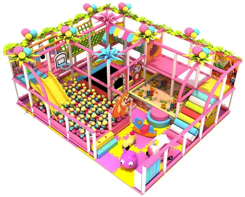 Manufacturers The Lowest Price Amusement Park Facilities Indoor Playground For Kid Customized Indoor Playgrounds Set