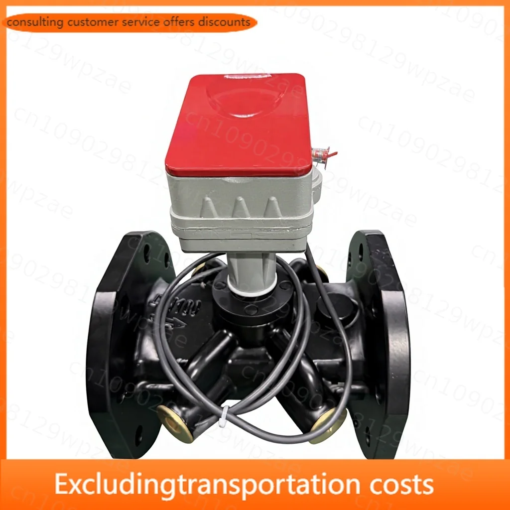 Ultrasonic Prepaid Water Meter Junrui Cast Iron 100mm Double Channel R160 RS485 MODBUS Protocol Flow Meter IP68 Protection