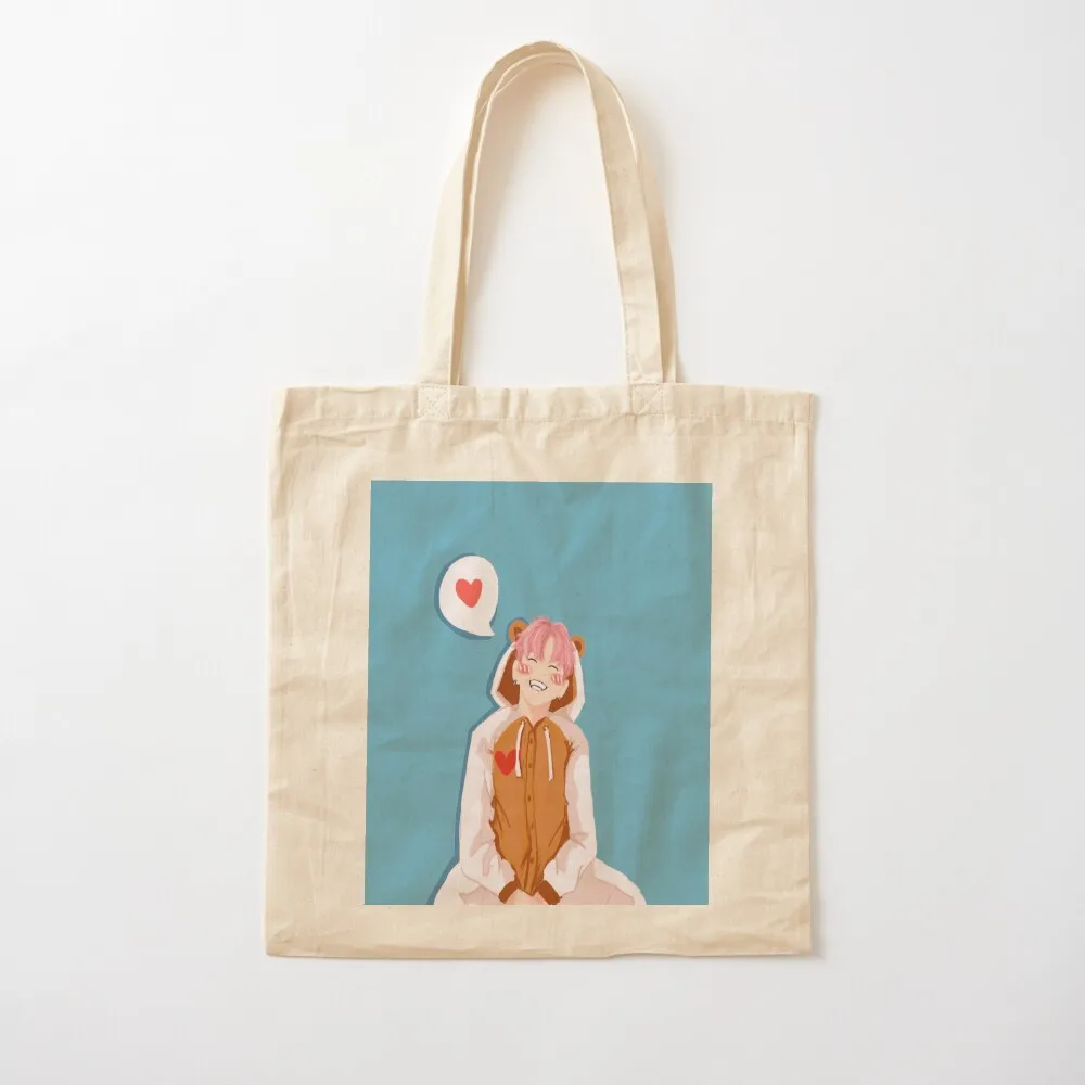 Monsta X Hamster Kihyun Tote Bag Woman shopper bag Canvas bag custom bags Customizable tote