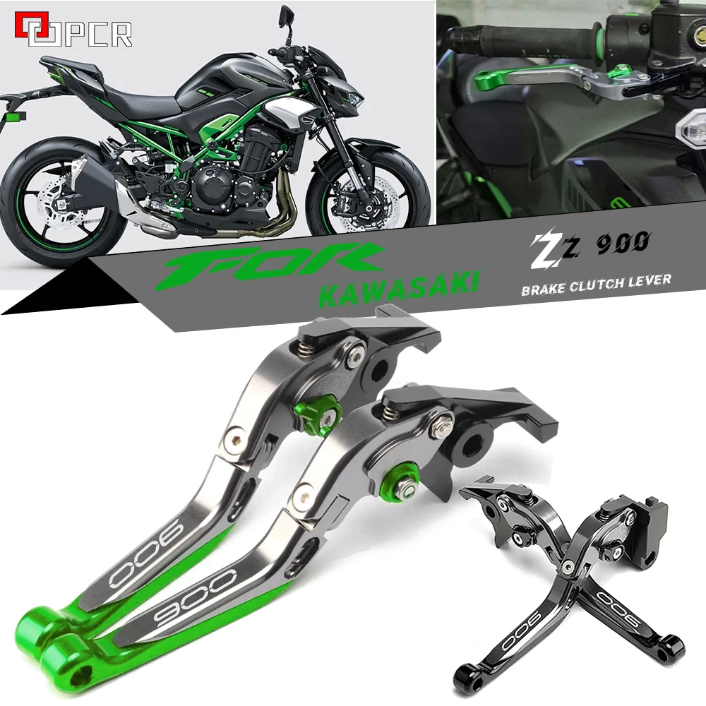 

For Kawasaki Z 900 Z900 2017-2025 2019 Z900 Z 900 2025 Motorcycle CNC Adjustable Handle Brake Lever Brake Clutch Levers