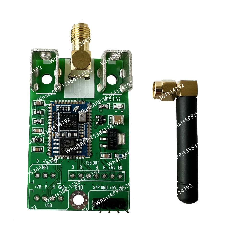 QCC5125 Bluetooth 5.1 LDAC Module I2S/coaxial Output USB Card 24bit 96K for SAA7220 TDA1541 PCM1794