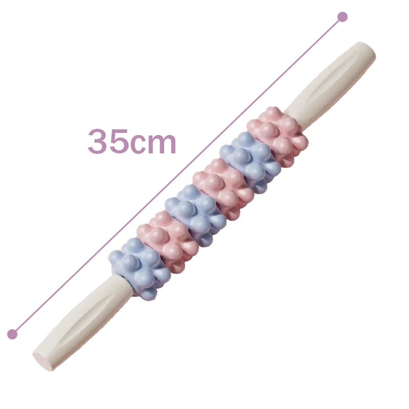 Muscle Relaxation Rod Roller Yoga Massage Stick Cramping Pain Tightness Relief Helps Legs Back Recovery Tool