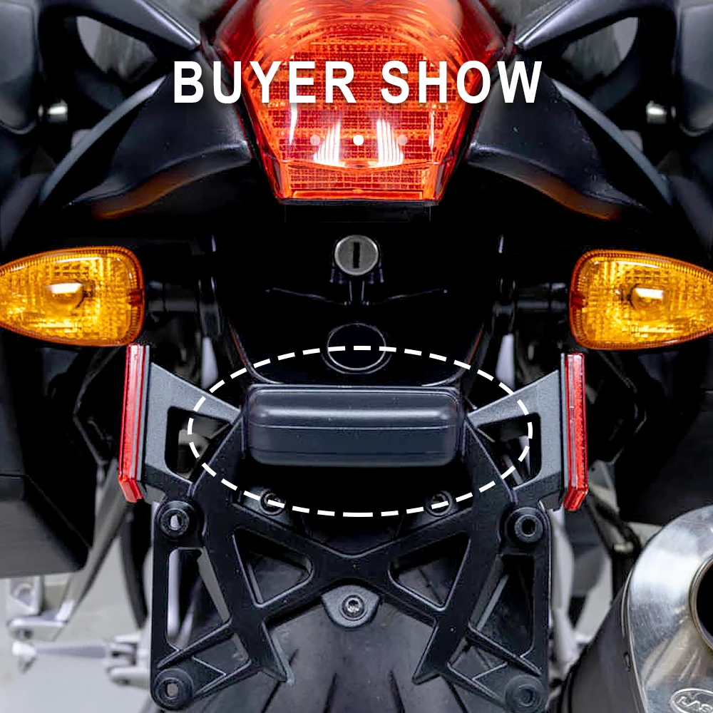 دراجة نارية الخلفية لوحة ترخيص ضوء الإسكان لسيارات BMW S1000R S1000RR K1200R K1200S K1300R K1300S F650GS F700GS F800GS اكسسوارات