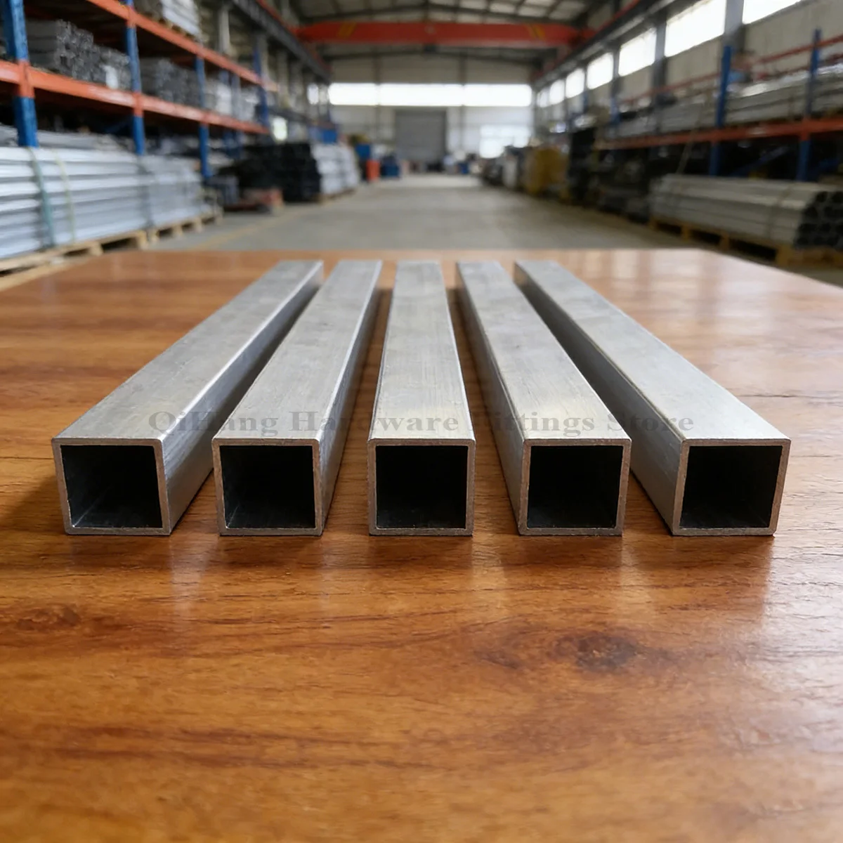 1Pcs 6063 T5 Aluminum Alloy Square Rectangular Tube L500mm, Lightweight Sturdy Pipe for Door & Window Frame DIY Projects