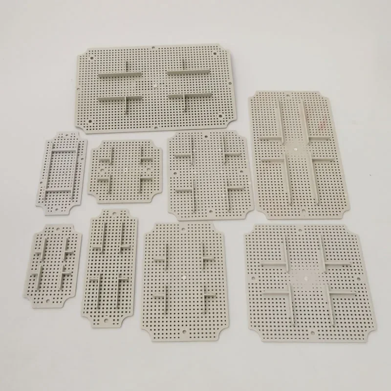 waterproof junction box base plate ABS honeycomb mounting base plate Outdoor monitoring waterproof box fixed base plate IP67