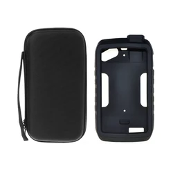 Silicone Case + Portable Carrying Protect Storage EVA Pouch Bag for Garmin Montana 750i 700i 750 700 Hiking Handheld GPS